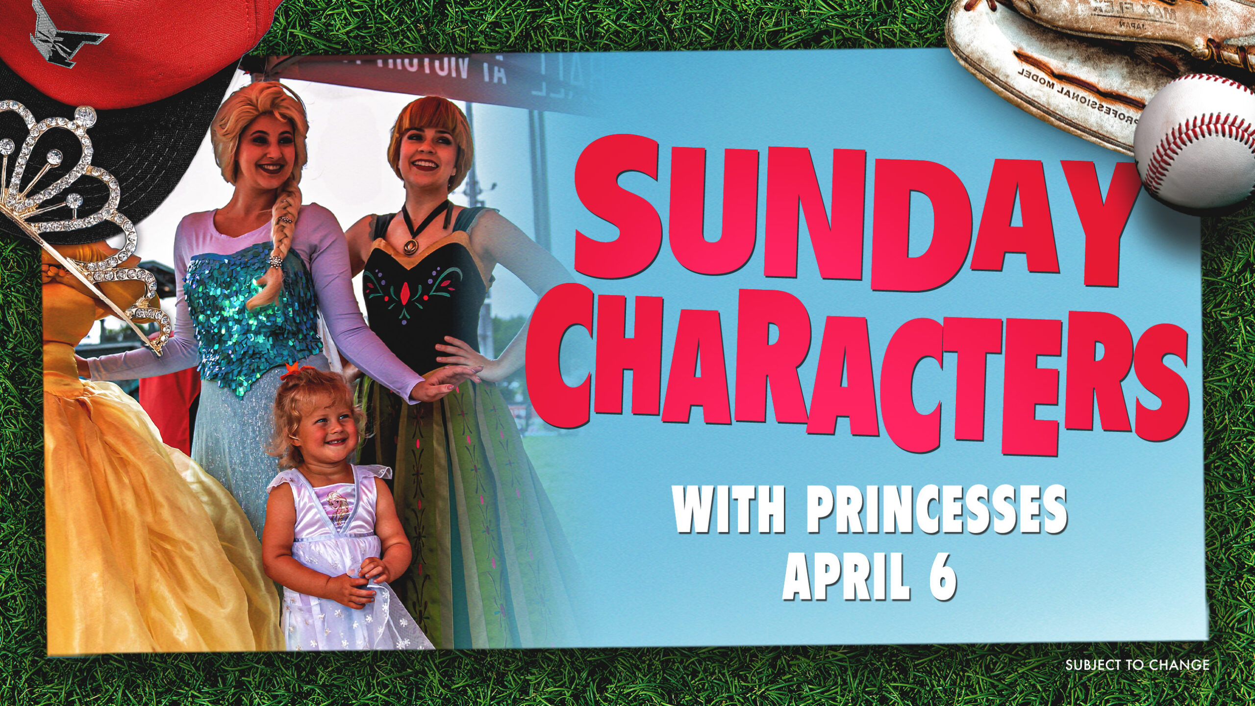 Meet princesses at the Indianapolis Indians game!