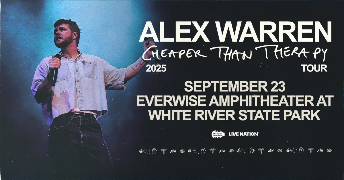 Alex Warren Cheaper Than Therapy Tour at Everwise Amphitheater on Sep 23, 2025