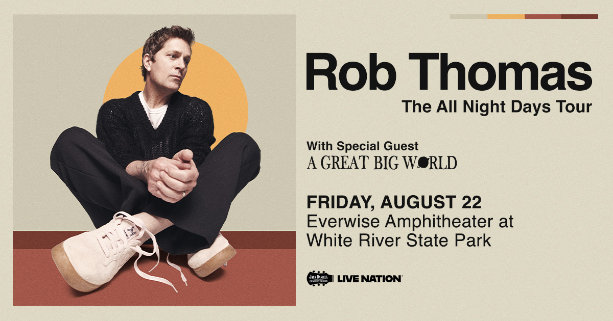 Rob Thomas at Everwise Amphitheater on Aug. 22, 2205