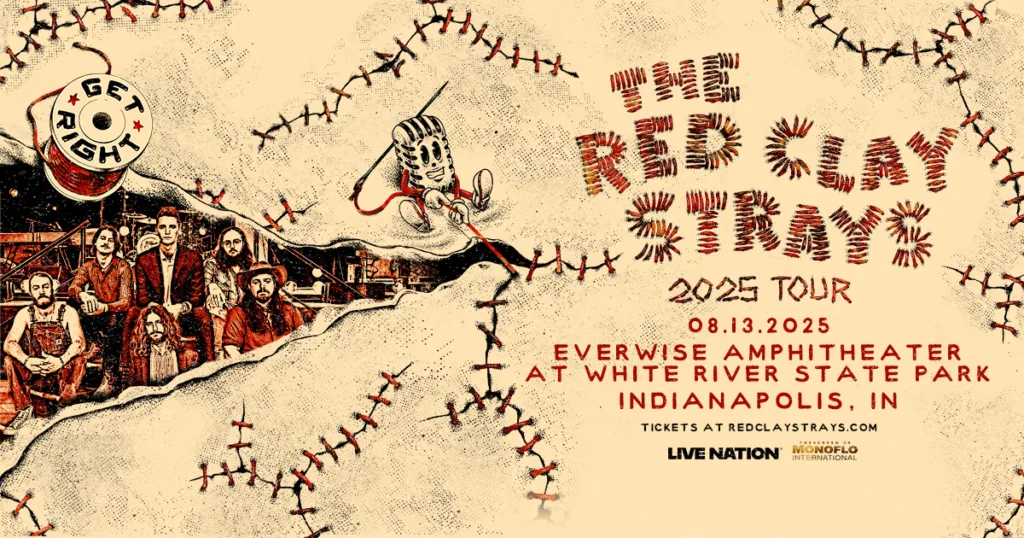 The Red Clay Strays at Everwise Amphitheater on Aug 13 2025