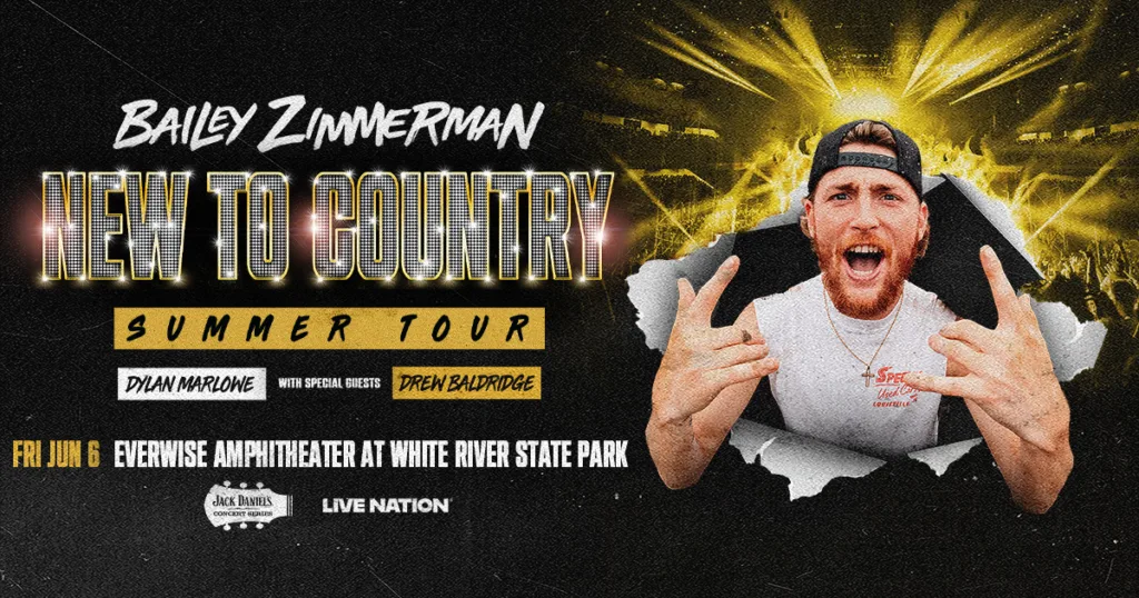 Bailey Zimmerman at Everwise Amphitheater on June 6, 2025